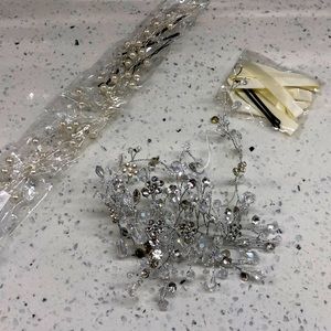 3 Bridal Hair Accessory Pieces